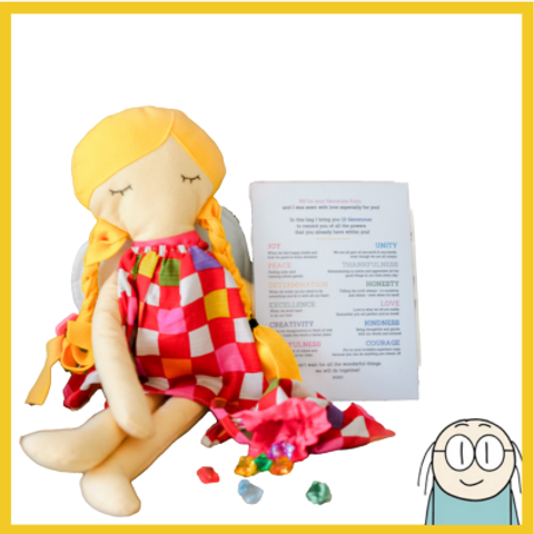 Doll with yellow hair