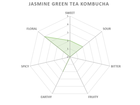 Jasmine Green Tea Kombucha Tasting Notes