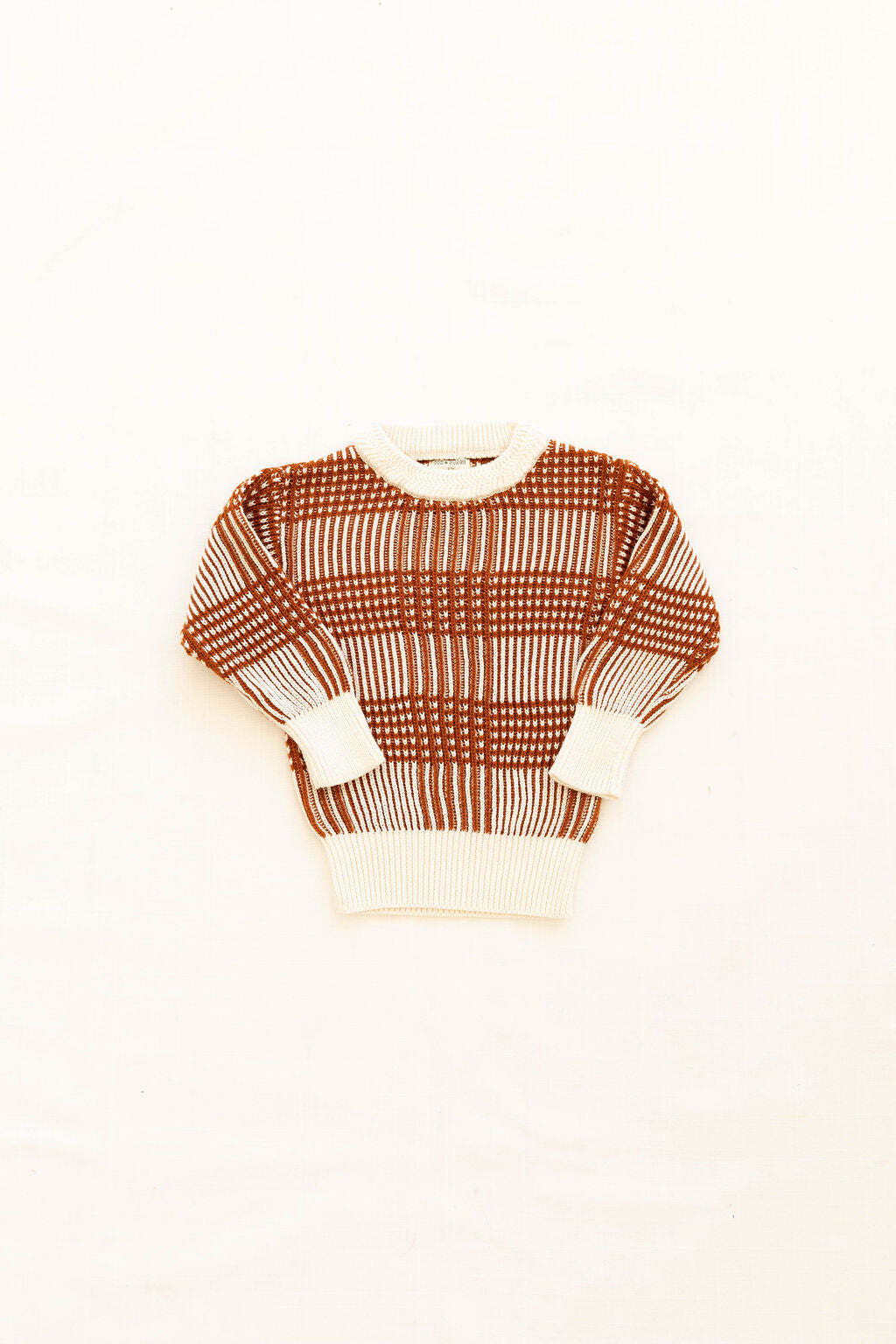 Vince plaid crew neck deals sweater