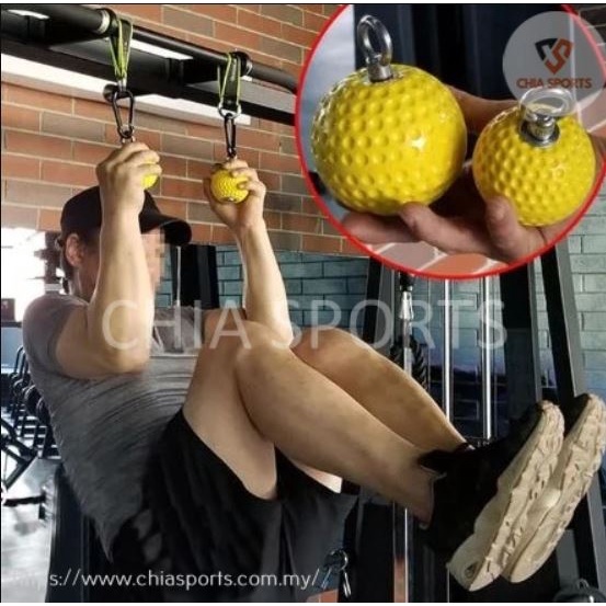 Pull-Up Ball Grip - antislip klimgrepen, thuisgym workout apparatuur