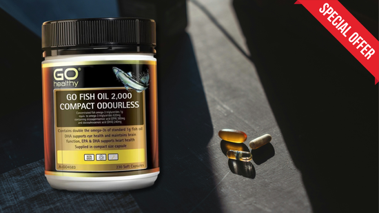 Go Healthy 無腥味魚油 2000mg 230粒 | AUSMALL
