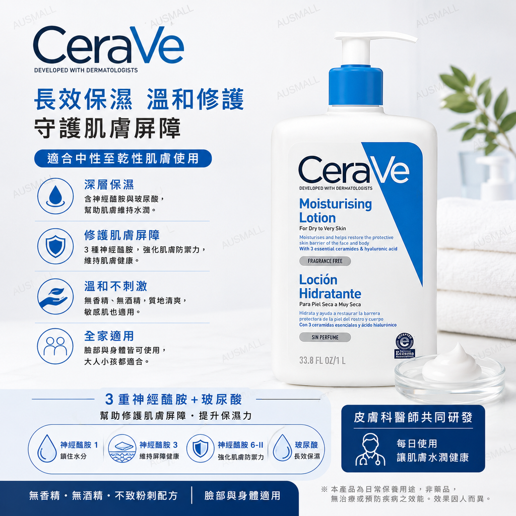 CeraVe 每日保濕乳液 1L