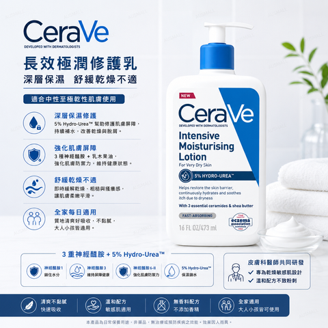 CeraVe 強效保濕乳液 473mL