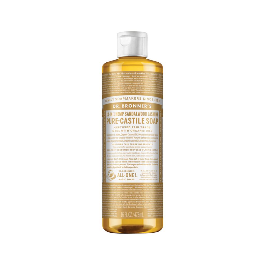 Dr. Bronner's Pure Castile Soap Liquid (Hemp 18 in 1) Sandalwood Jasmine 473ml_media-01