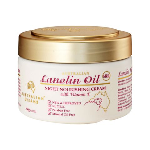 Australian Creams MkII Cream Lanolin Oil Night 250g_media-01