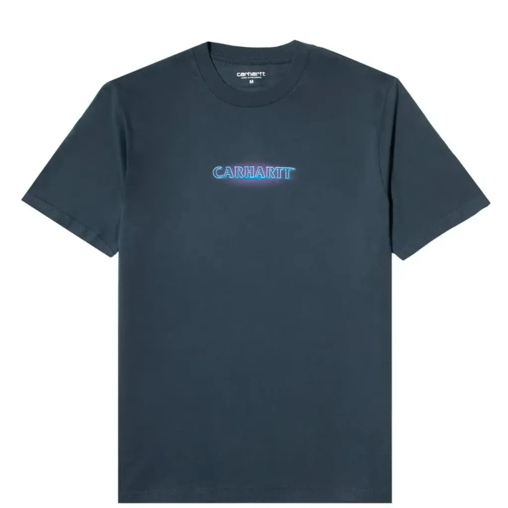 CarharttWIPSSNEONSCRIPTT-SHIRTADMIRALMI028477_1