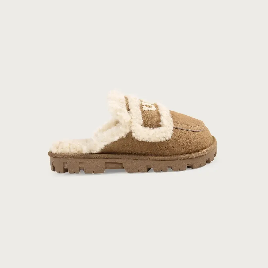 Square_Toe_Logo_Slipper_UGG_OZLANA_Chestnut