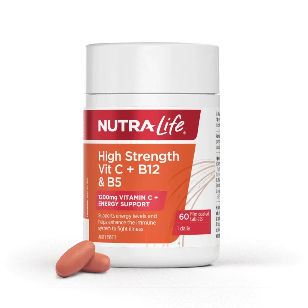 NutralifeHighStrengthVitC_B12_B5_60t