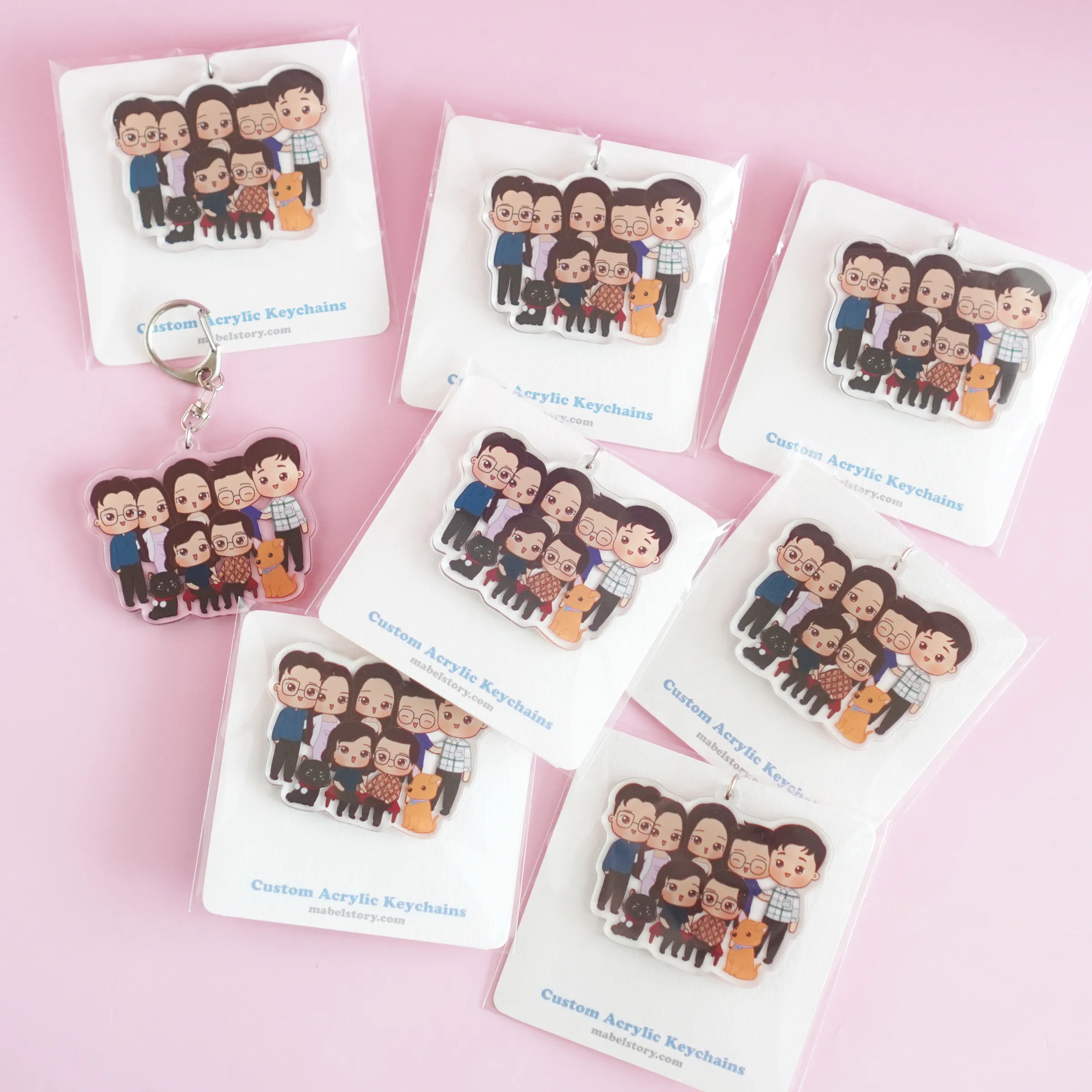 Mabel Story | Featured Collections - CUSTOM ACRYLIC KEYCHAIN