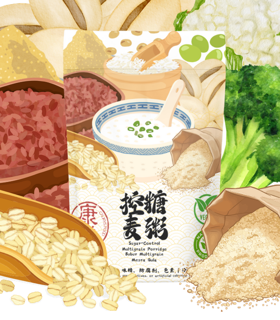 从第一餐开始稳定血糖——专为糖友与控糖人士设计的即食麦粥。 | Caurys Food 康膳食品