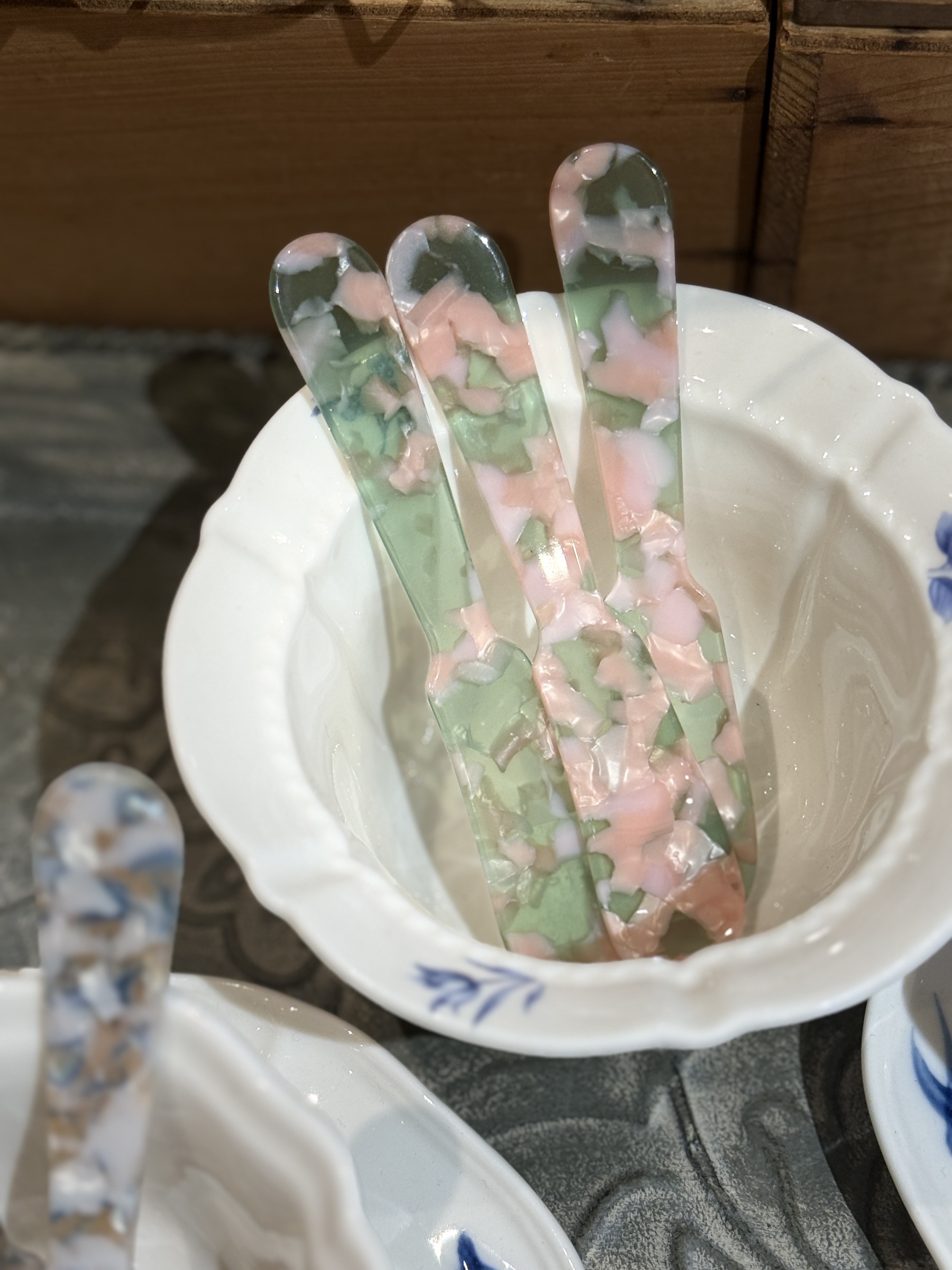 粉綠混色