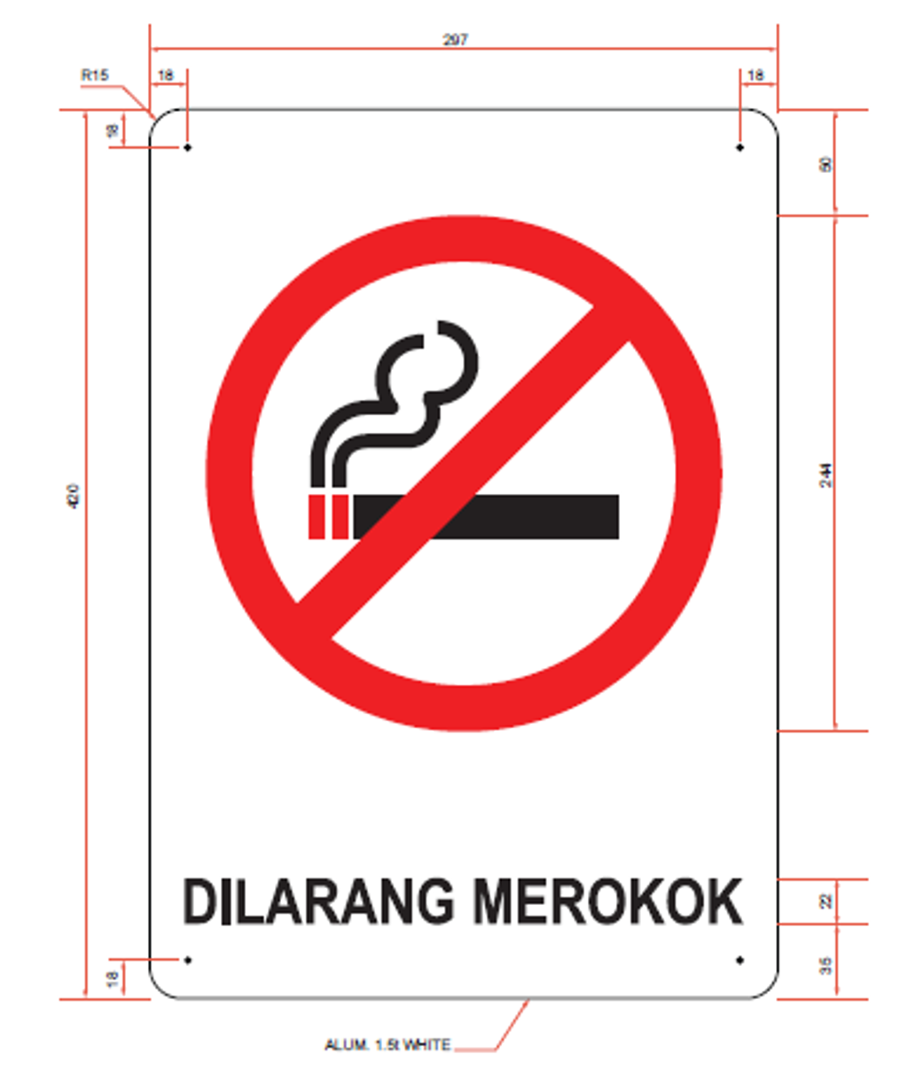 Dilarang Merokok Sign