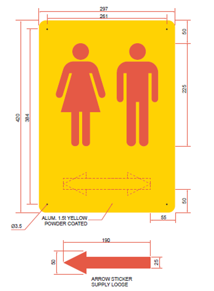 WC Sign
