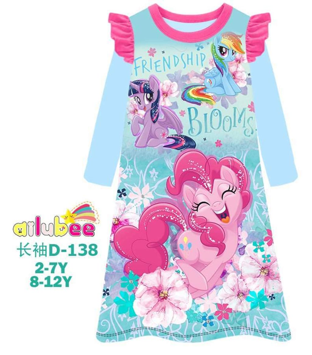 Ailubee Kid Dress Pajamas D138B The Little Pony Honey B Collection
