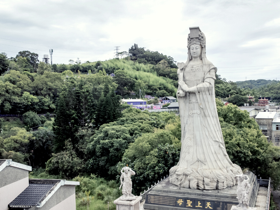西湖有恁UNIQUE | 五龍宮　媽祖石雕聖像