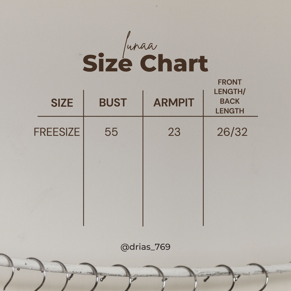 Brown Simple Minimalist Size Chart Instagram Post (3)