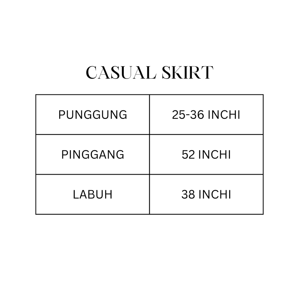 CASUAL SKIRT