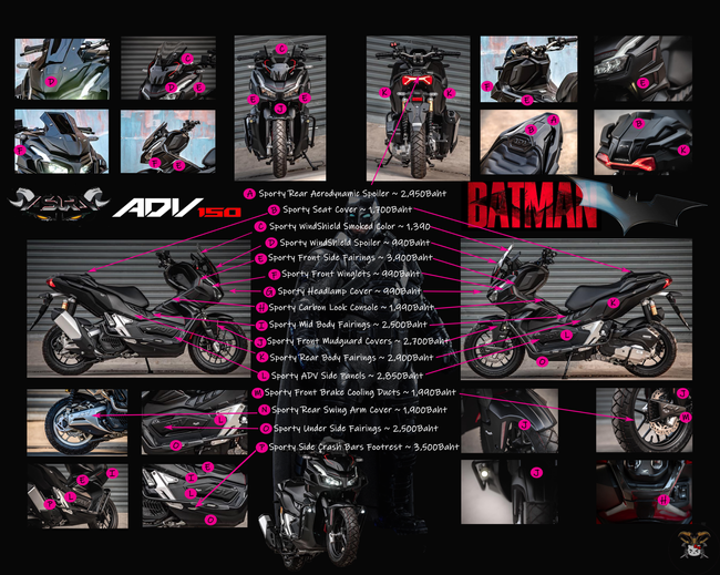 Kitty ADVenture PRO Shop | Thai Brands - Batman ADV150