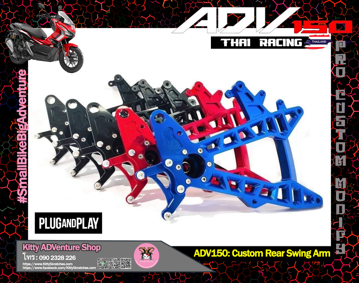 Custom ADV150 Rear Swing Arms