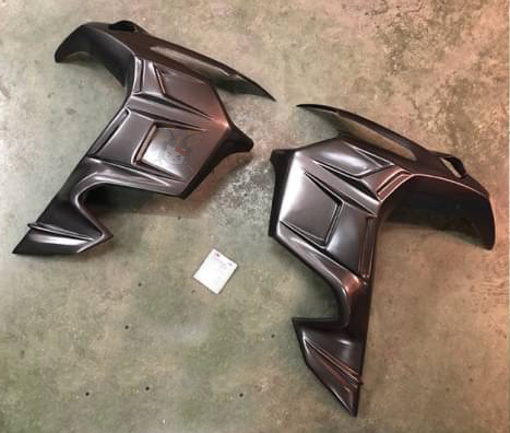 Sporty Front Side Fairings - 2pcs-GRAY.png