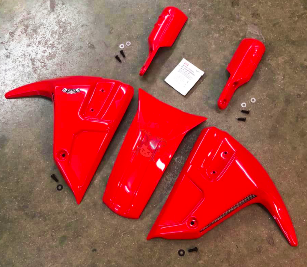 Sporty Front Mudguard Covers-5pcs-RED.png