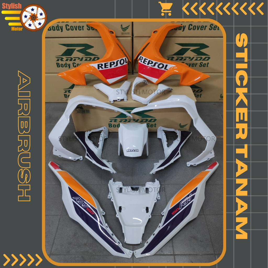 STYLISH MOTOR COVER SET (4)