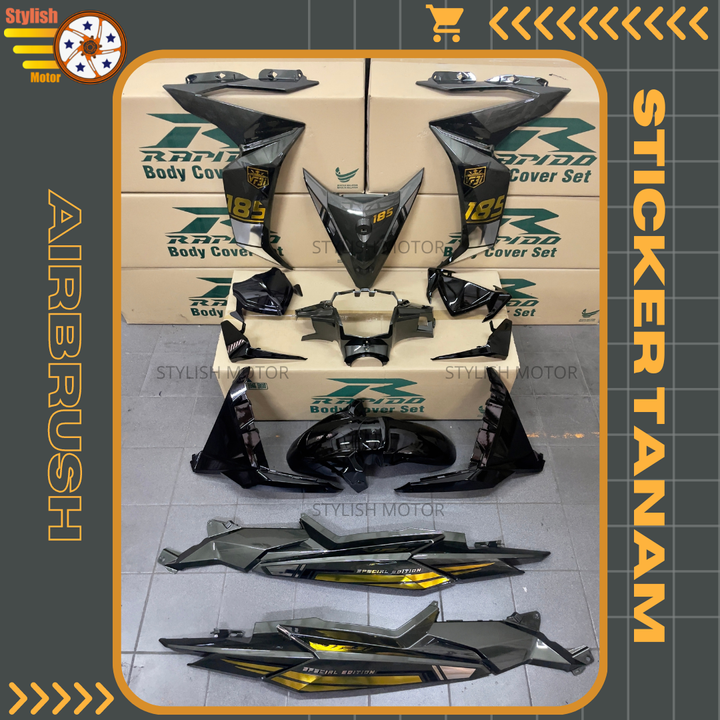 STYLISH MOTOR COVER SET (13)