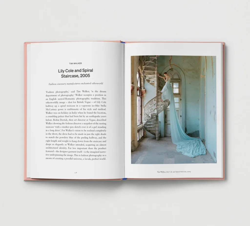 Photography-Book_Spreads-Lily_Cole_And_Spiral_Staircase