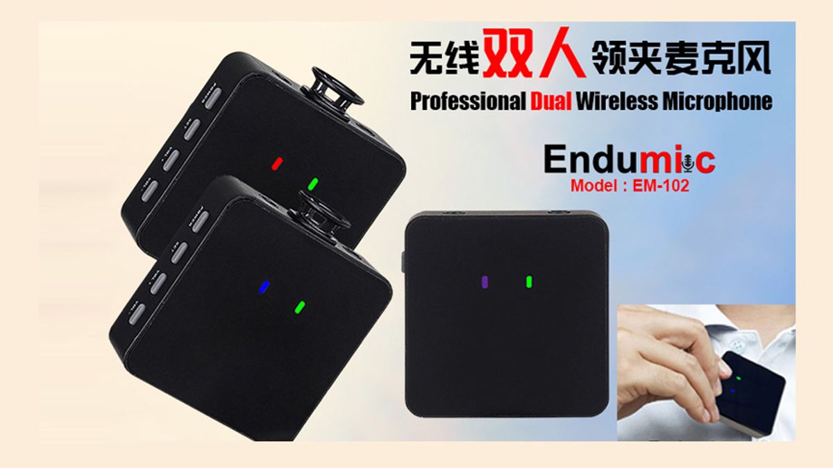 Endumic EM102 Wireless Microphone 无线双人麦克风