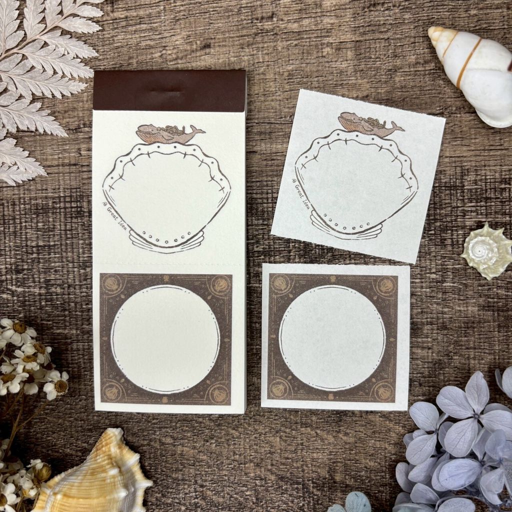 便簽本-海鯨聽貝