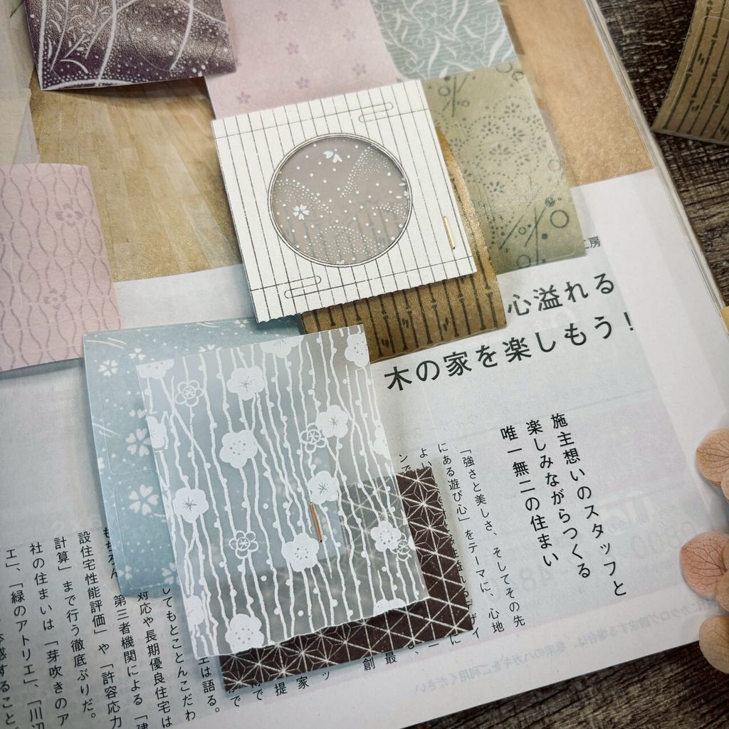 日式窗花調色盤-春 