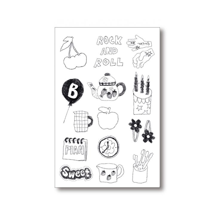 Drawing sticker 10