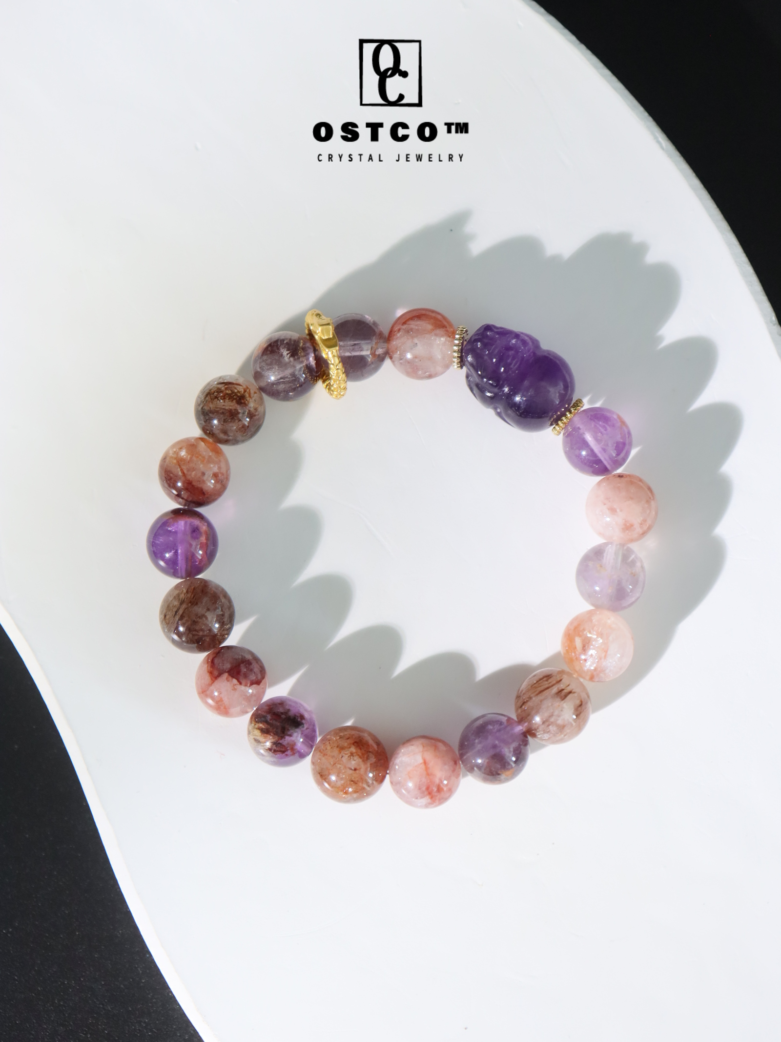 超七· 紫水晶貔貅Super Seven – OSTCO CRYSTAL JEWELRY 超七· 紫水晶貔貅Super Seven – OSTCO CRYSTAL JEWELRY