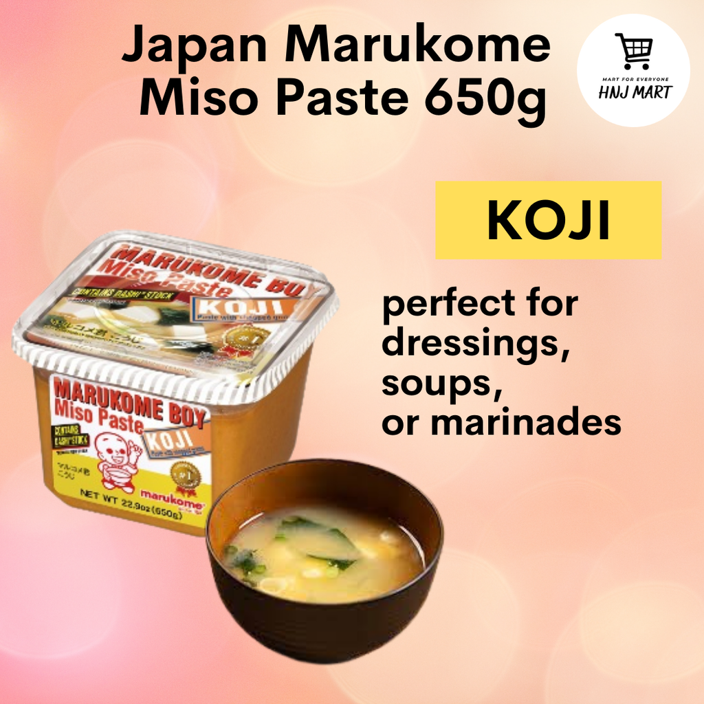 Japan Marukome Miso Paste 650g (Marukome Boy Miso) Awase/Koshi/Koji Japan Miso  Paste – HNJ MART