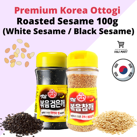 Premium Korea Ottogi Roasted Sesame 100g (White Sesame  Black Sesame).png