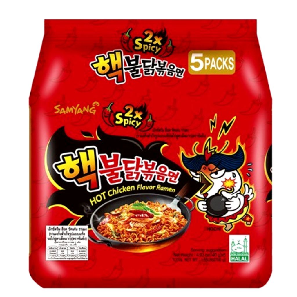 SAMYANG KOREAN SPICY HOT CHICKEN RAMEN NOODLES HALAL - 10 PACKS - Helia  Beer Co