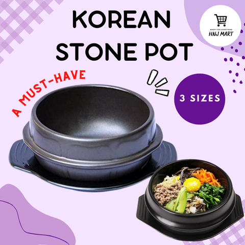 Korean Stone Pot with Lid