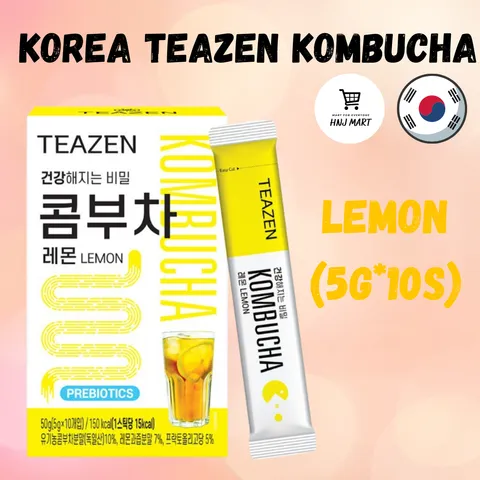 Korea Teazen Kombucha 5g x 10s Kombucha Tea Prebiotics BTS Kombucha ...