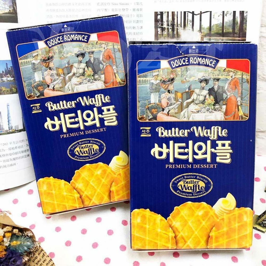 Korea Seoju Butter Waffle 55g Douce Romance Butter Waffle Butter Cookie
