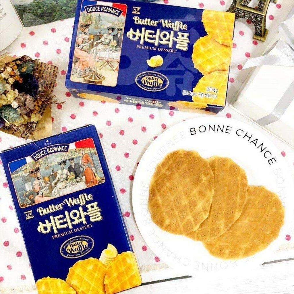 Korea Seoju Butter Waffle 55g Douce Romance Butter Waffle Butter Cookie