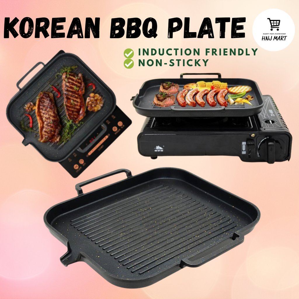 316 Stainless Steel Outdoor Camping Grilling Plate, Korean BBQ Plate,  Teppanyaki Pan Non-stick Frying Pan, Induction Cooker Compatible