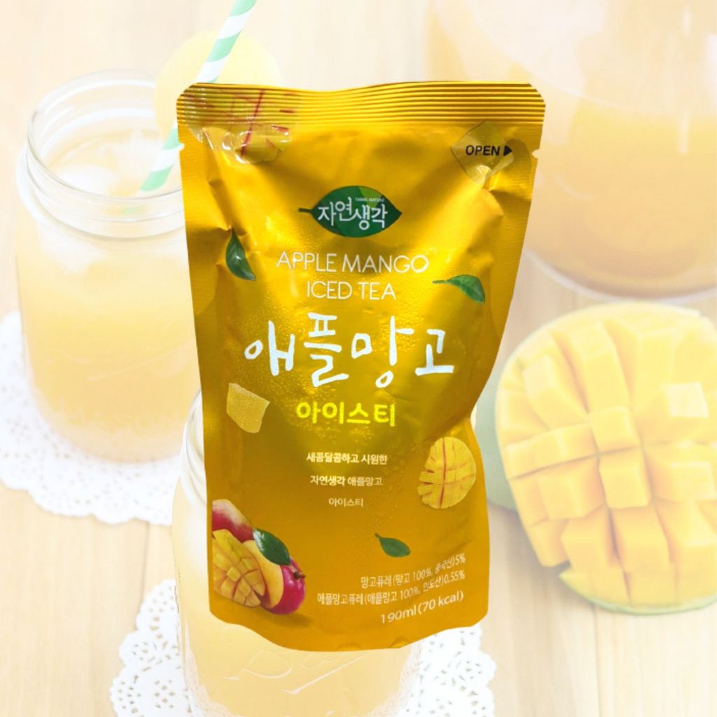 Korea Peach Apple Mango Iced Tea 190ml HNJ MART korea-peach-apple-mango-iced-tea-190ml-hnj-mart
