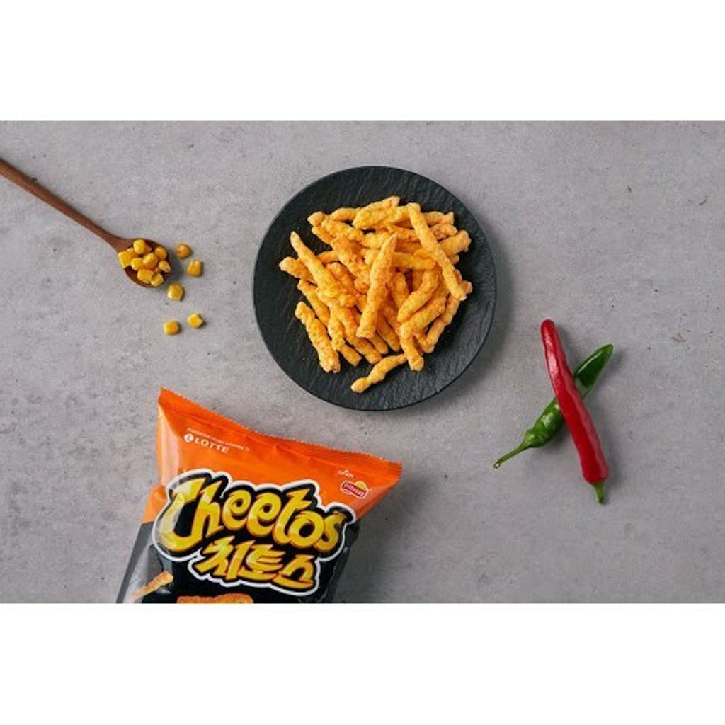 Korea Lotte Cheetos Snack 82g BBQ / Spicy HNJ MART