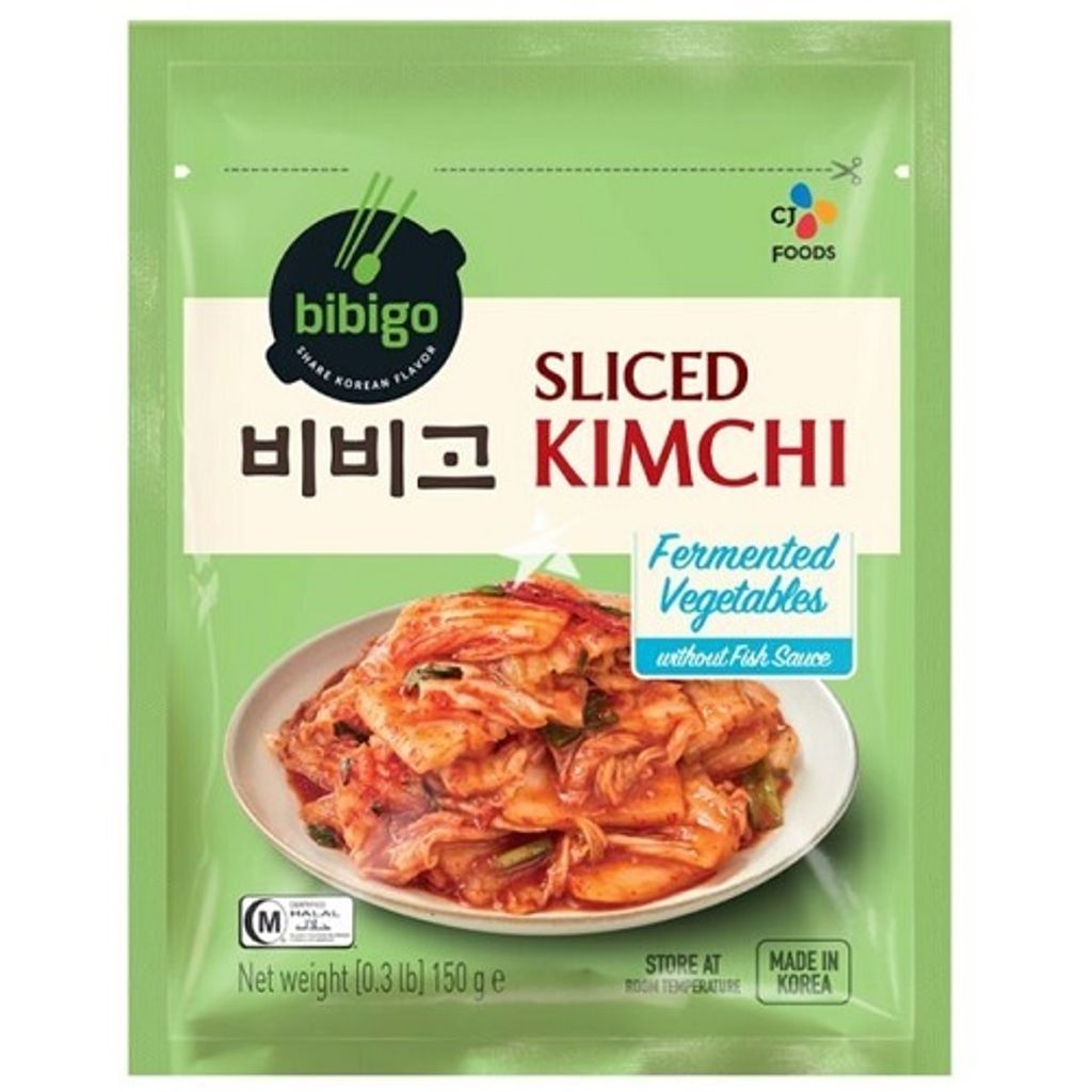 Halal Korea CJ Bibigo Kimchi 150g / Halal Korean Kimchi / Halal Napa