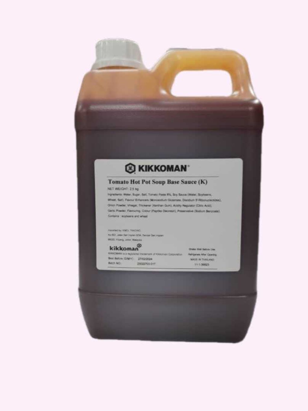 HALAL KIKKOMAN TOMATO HOT POT SOUP BASE SAUCE 2.2L Tomato Soup Base