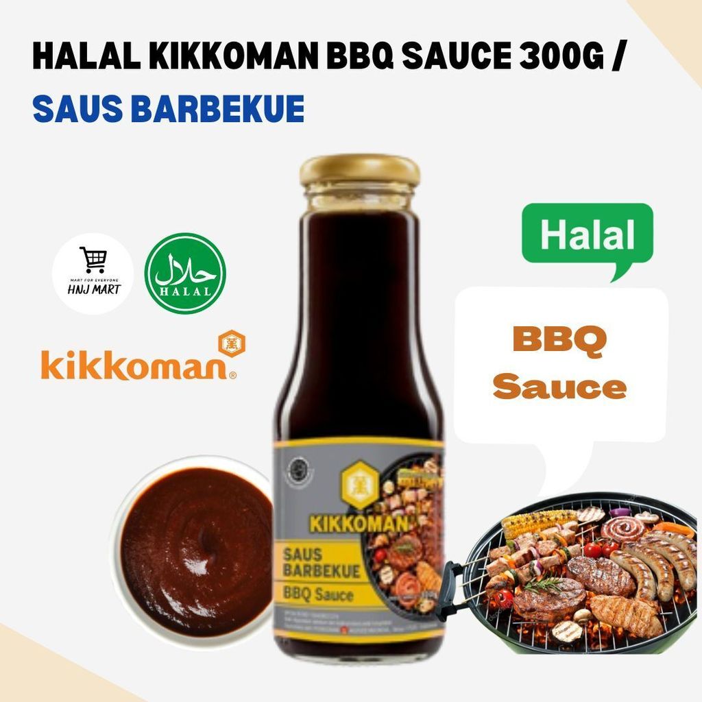 HALAL KIKKOMAN Bulgogi Sauce BBQ Sauce Yakiniku Sauce Halal