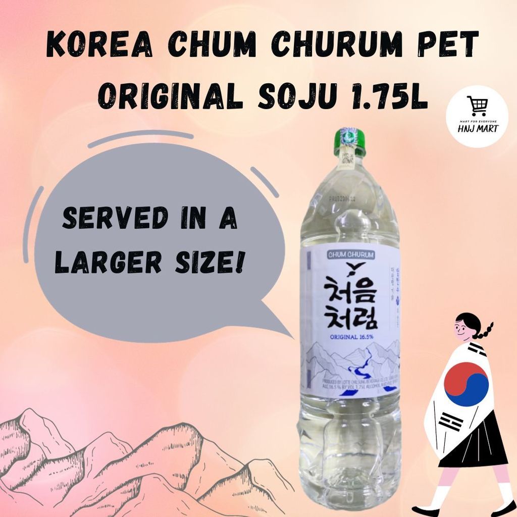 Korea Chum Churum Soju Original 1.75L / Korea Soju Original Soju Lotte