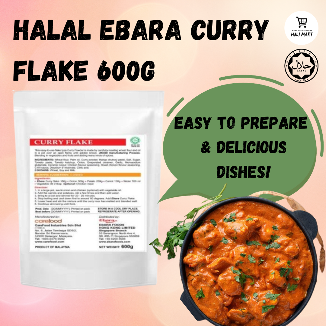 Halal Ebara Curry Flake 600g Japanese Curry Japan Curry Kari Jepun Halal