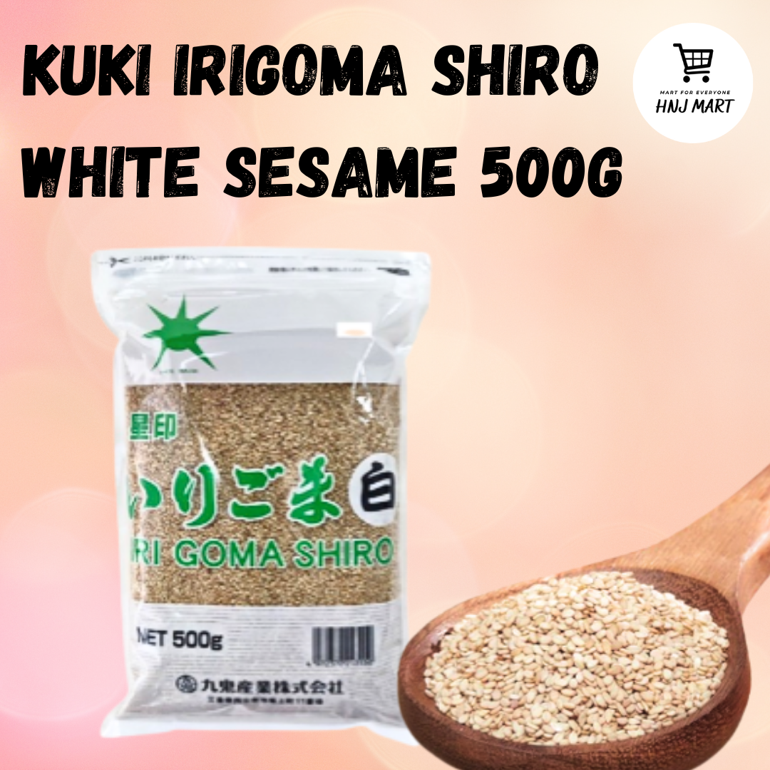 Sesame　PGMall　IRIGOMA　Sesame　White　Grade　Japan　KUKI　500g　Premium　High　SHIRO