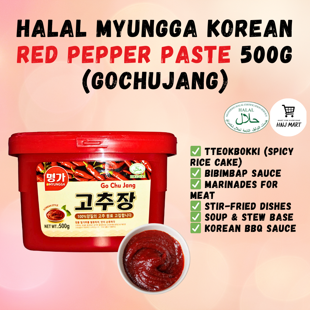 MYUNGGA KOREAN GOCHUJANG / SOYBEAN PASTE / SSAMJANG 500G HALAL GOCHUJANG / DOENJANG / SSAMJANG